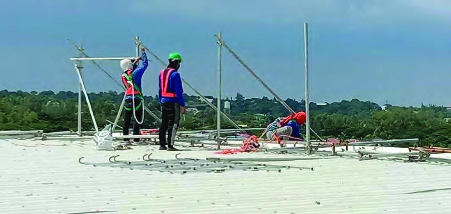 Construction crew carrying out site work, from the Allpro company profile